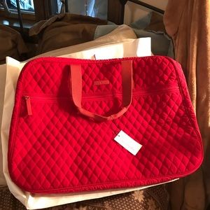 Vera Bradley MGrand Traveler Bag in Tango Red